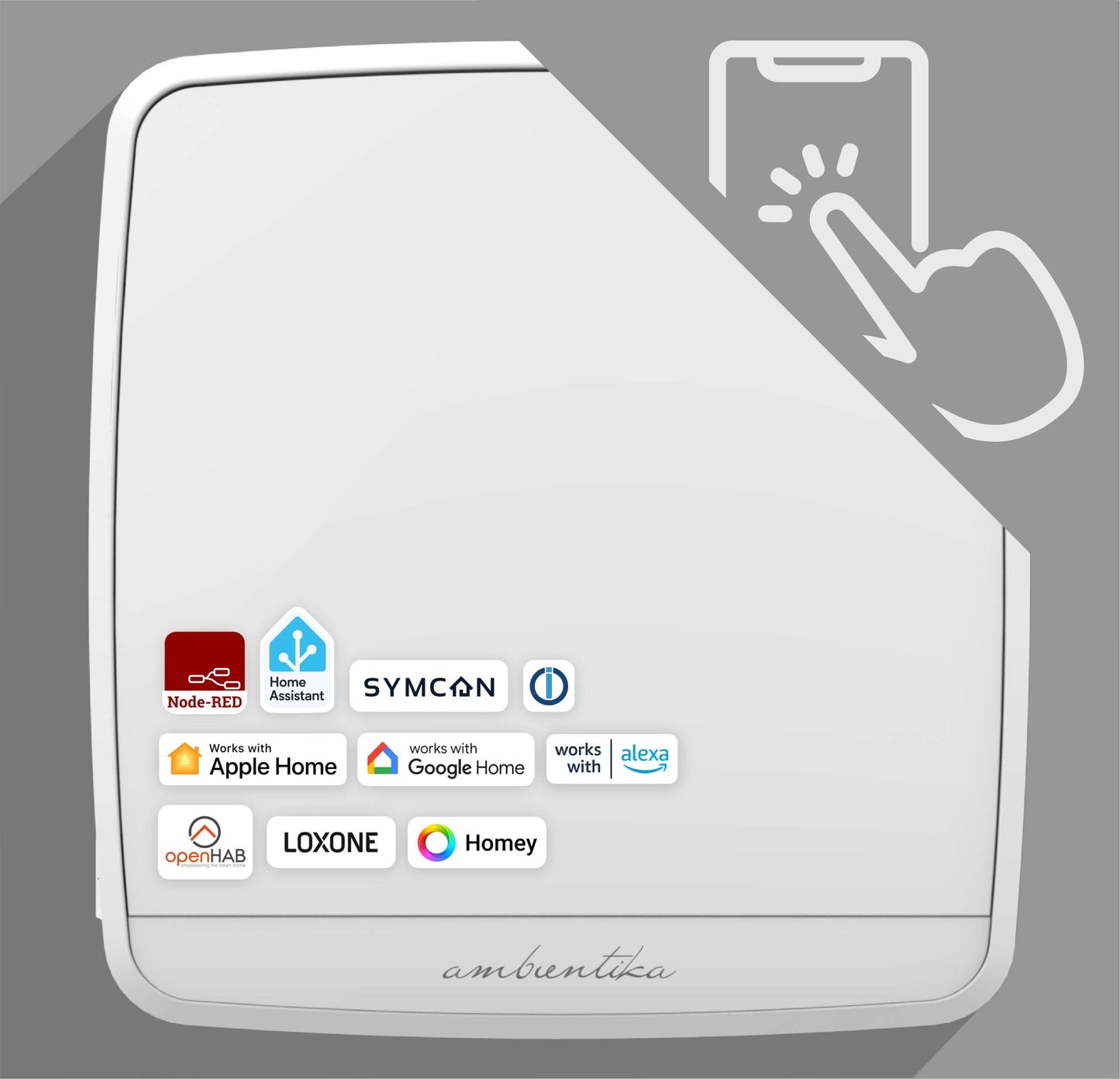 Unità di recupero calore da parete Ambientika Smart D160mm