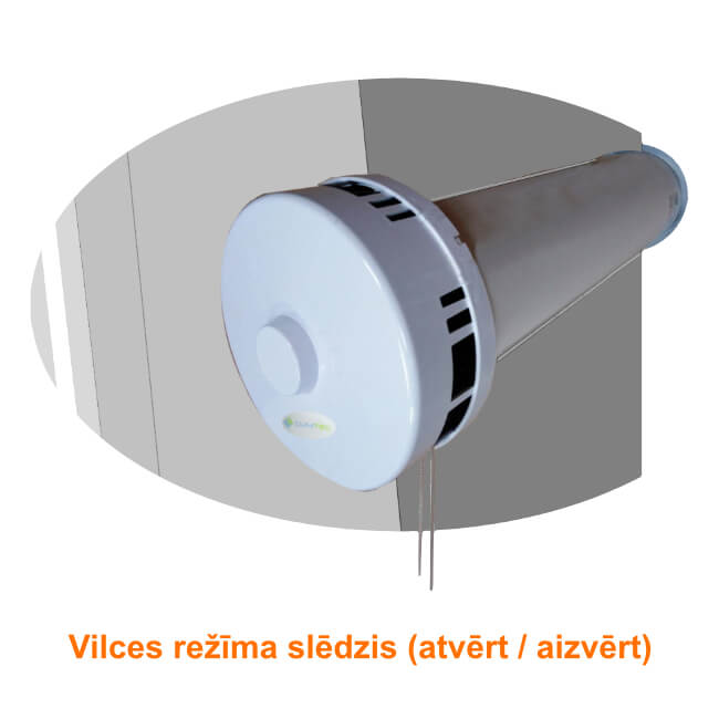 Condotto di aspirazione passivo Climtec PK-100